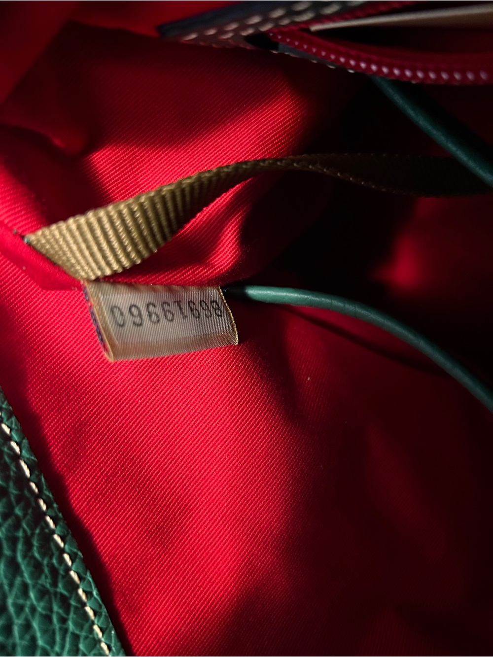 Dooney & Bourke Kelly Green Pebbled Leather Satchel with Removable Strap - Picture 15 of 16